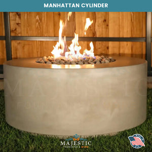 Manhattan Cylinder in GFRC Concrete by Archpot