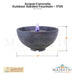 Acqua Concrete Outdoor Garden Fountain - 1755 - Majestic Fountains
