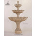 Acquarossa Concrete 3 Tier Outdoor Courtyard Fountain  - 1201 - Majestic Fountains
