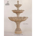 Acquarossa Concrete 3 Tier Outdoor Courtyard Fountain  - 1201 - Majestic Fountains