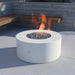 Acro Fire Pit Table in Powder Coated Aluminum - Majestic Founts
