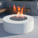 Acro Fire Pit Table in Powder Coated Aluminum - Majestic Founts