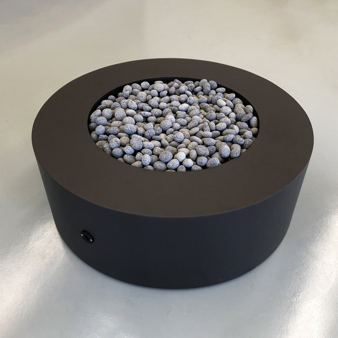 Acro Fire Pit Table in Powder Coated Aluminum - Majestic Founts