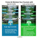 Algaecide Clarifier and Scale and Stain Remover - Majestic Fountains