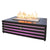 Amina Fire Pit in Powder Coated Steel - Majestic Fountains and More