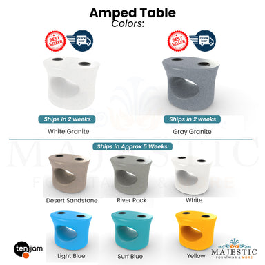 Amped Table Swatch - Majestic Fountains