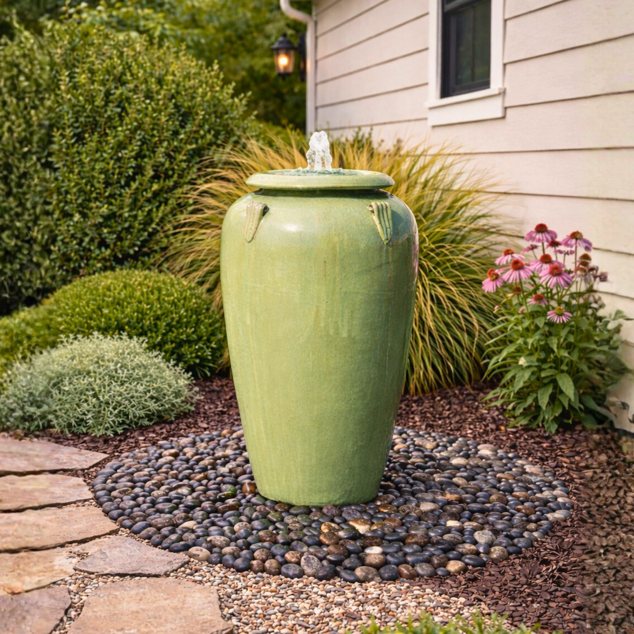 Spring Green Amphora Fountain Kit - FNT40398