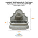 Andalusia Wall Fountain in Cast Stone by Campania International FT-120 - Majestic Fountains