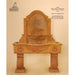Anduze Concrete Outdoor Garden Wall Fountain with 3 Basins - Tall or Short - 1298-1299 - Majestic Fountains