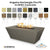 Angelus Rectangle Fire Pit in GFRC Concrete - Majestic Fountains