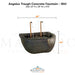 Angelus Trough Concrete Fountain - 1841 - Majestic Fountains