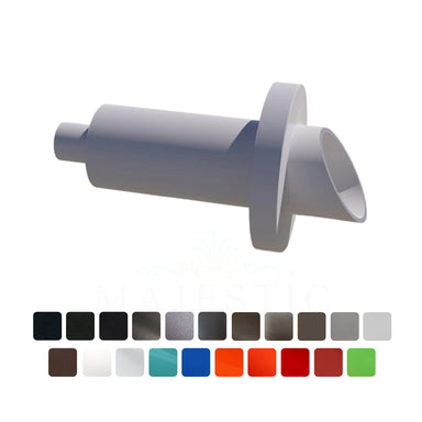 Angled Pipe Scupper Thru Wall Short Majestic Fountains