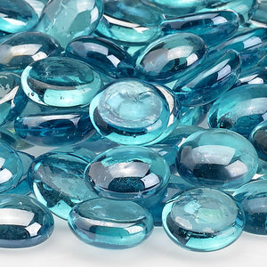 Aqua Blue Luster Fire Beads - Majestic Fountains
