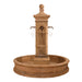 Aquitaine Concrete Outdoor Courtyard Fountain with Basin - Majestic Fountains