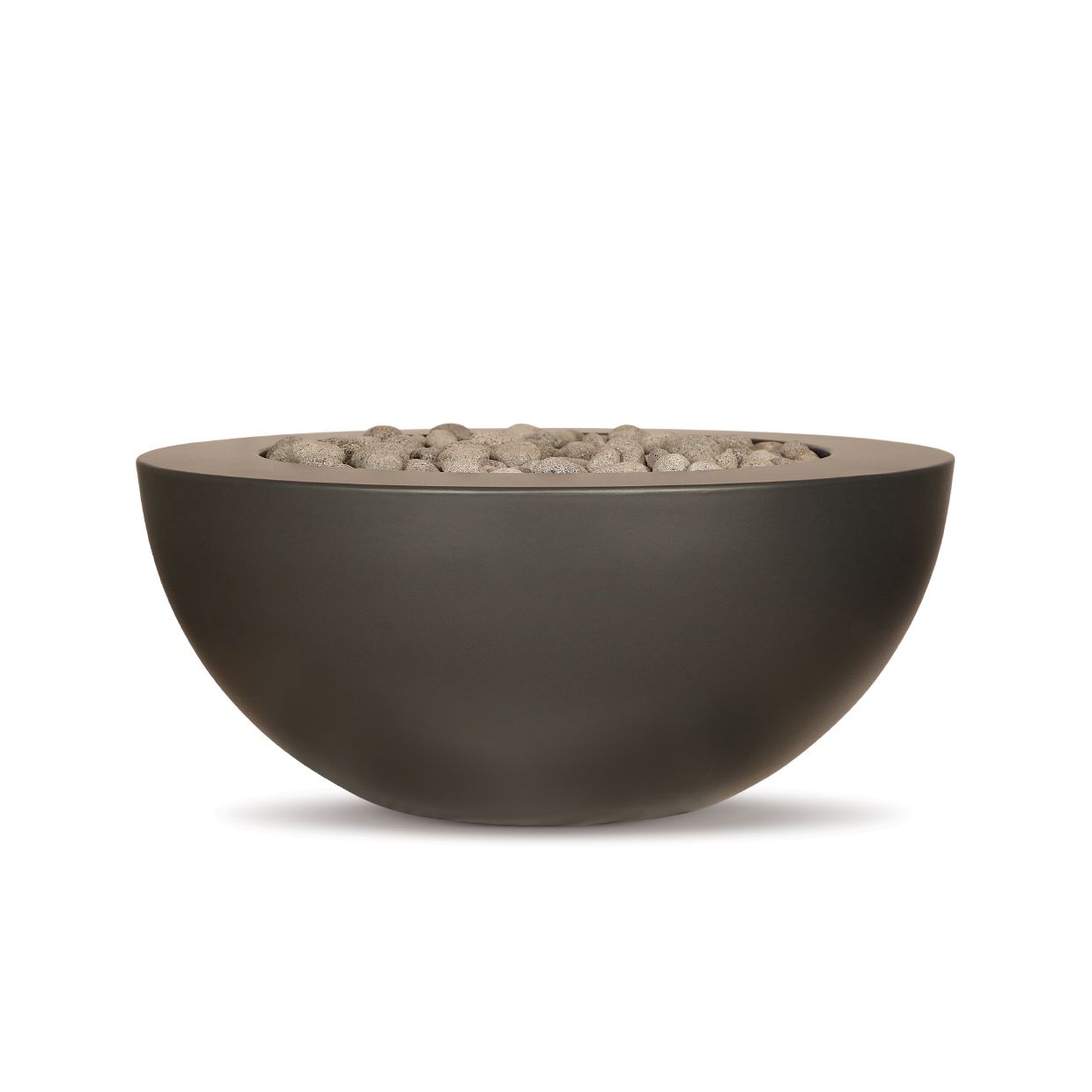 Archpot Legacy Round Fire Table in GFRC Concrete - Majestic Fountains and More