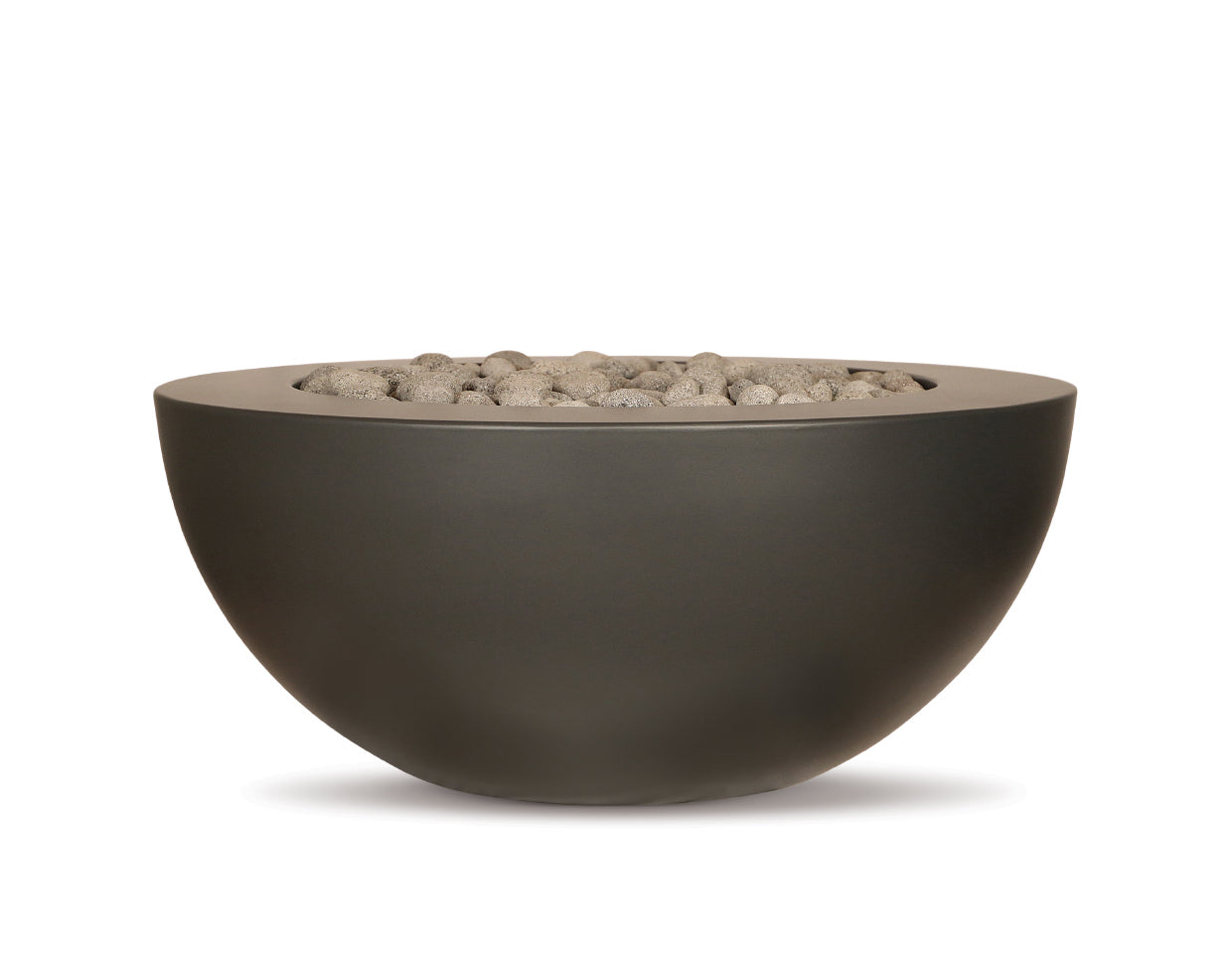 Archpot Legacy Round Fire Table in GFRC Concrete - Majestic Fountains and More