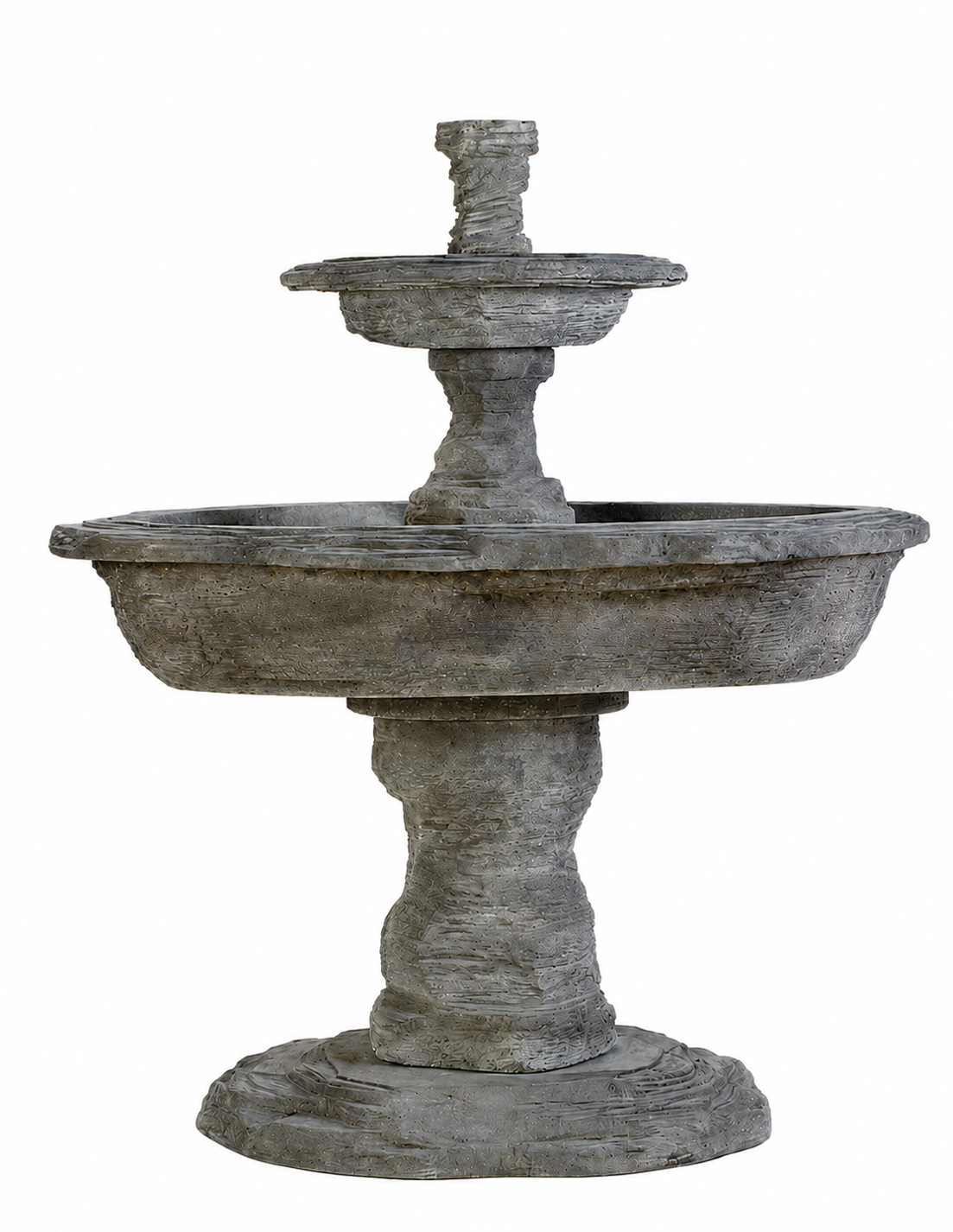 Artesia Slate 2 Tier Outdoor Fountain - 1153 - Majestic fountains