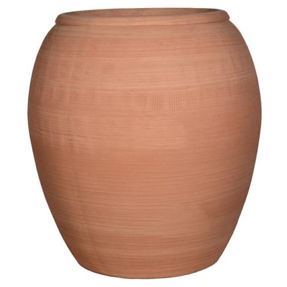asian planter pot Asian Storage Jar Planter — Majestic Fountains and More