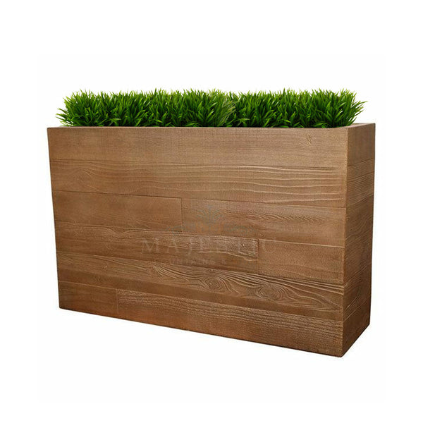 tall plastic rectangular planter Aspen Rectangle Tall Planter — Majestic Fountains and More
