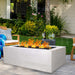Aspen Block Fire Table in GFRC Concrete by Archpot - Majestic Fountains