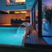 Aura Freestanding Waterfall in 316 Marine Grade Stainless Steel by Grand Effects - Majestic Fountains and More.