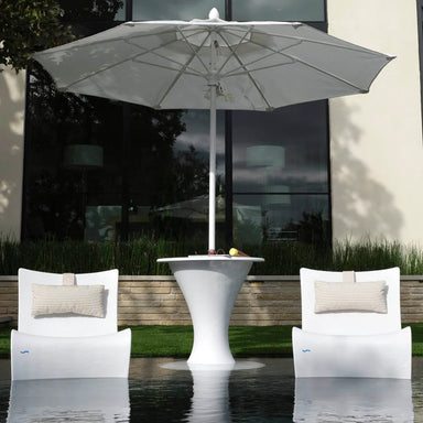 Ledge Lounger Autograph Chairs & Side Table Set - In-Pool & Patio Furniture