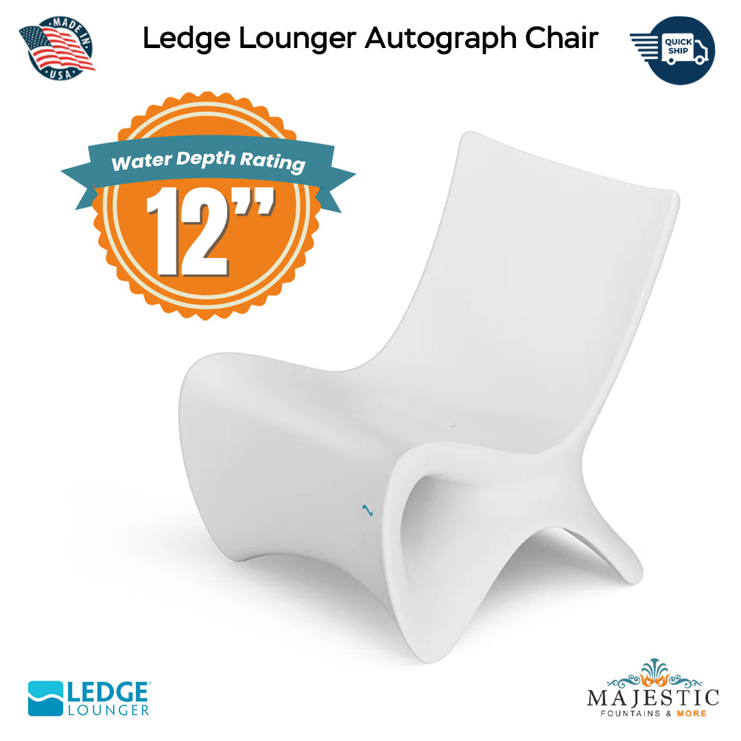 QUICKSHIP Autograph Chair Depth -Majestic Fountains