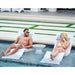 Ledge Lounger Autograph Chaise & Side Table Set w Headrest Pillows - In-Pool & Patio Furniture