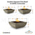 Avalon Square Fire Bowl in GFRC Concrete - Majestic Fountains