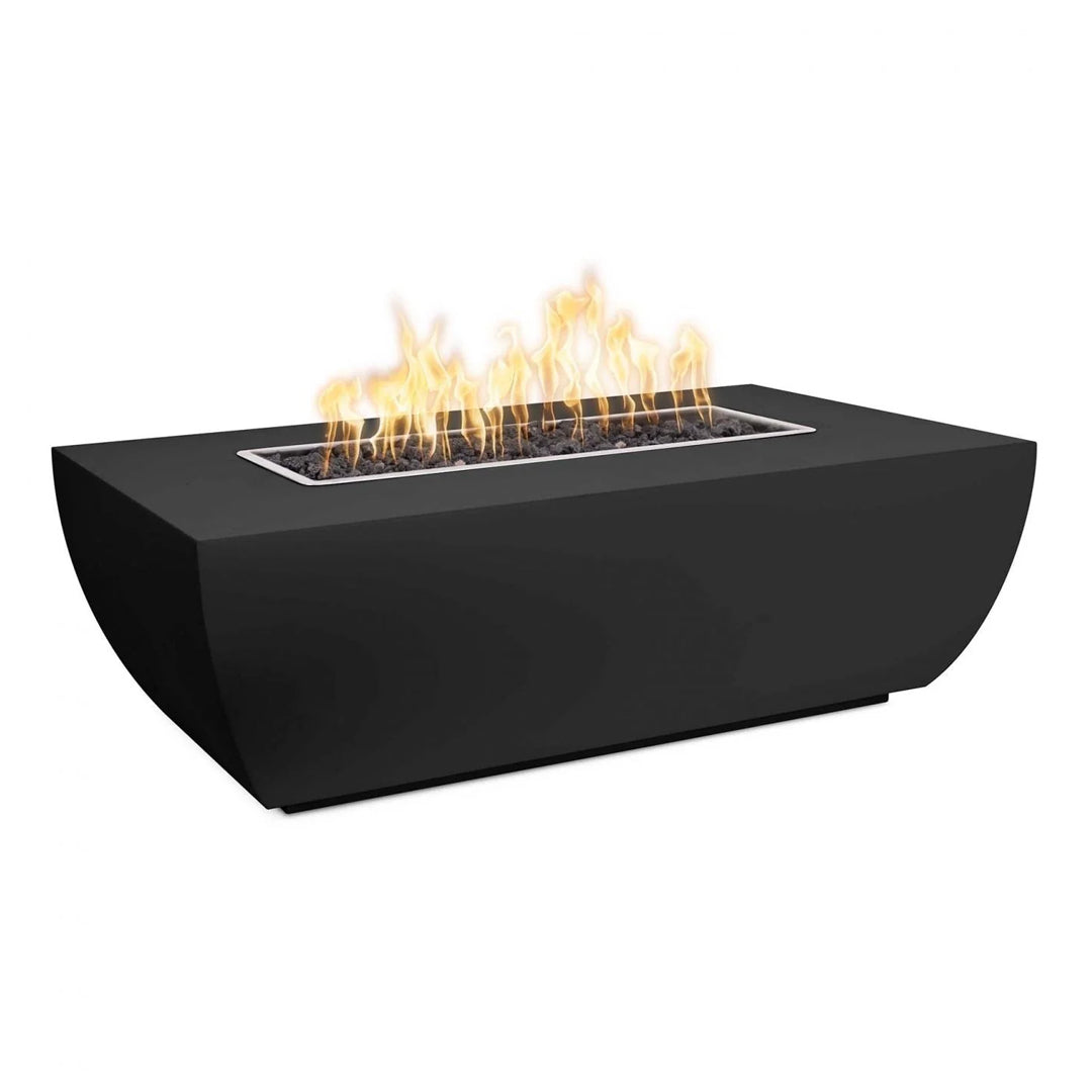 Avalon linear 15 Tall Fire Pit in Powder Coated Steel - Majestic Fountains and More