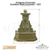 Avignon Concrete Outdoor Wall Fountain - 1617 - Majestic Fountains