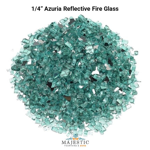  Azuria Reflective Fire Glass - Majestic Fountains