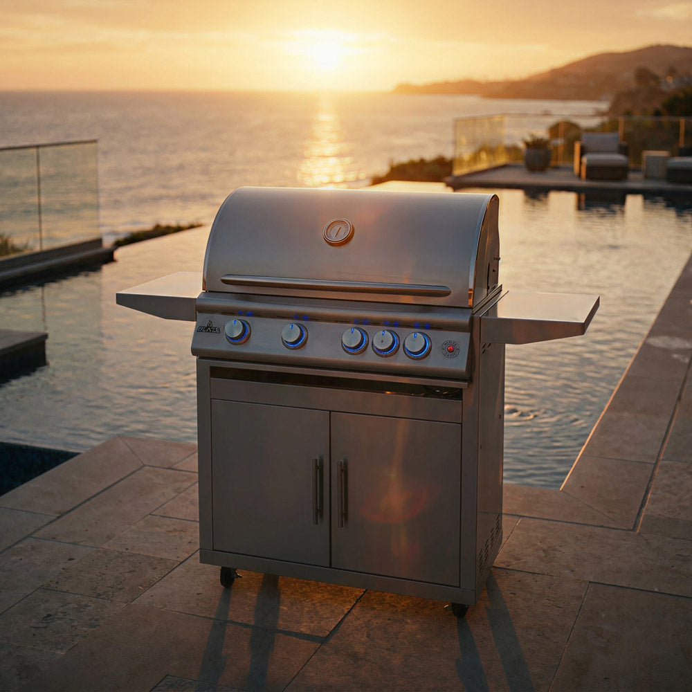 Blaze Marine Grade LTE+ grill illuminated control knobs