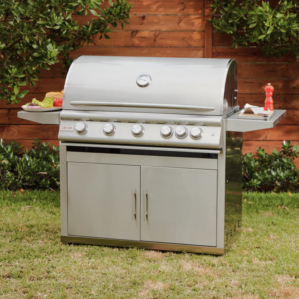 Blaze Premium LTE+ 40-inch freestanding gas grill on cart
