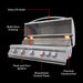 Blaze Premium LTE+ 40-inch gas grill built into an outdoor kitchen island