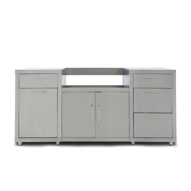 Blaze stainless steel ready-to-grill outdoor kitchen island