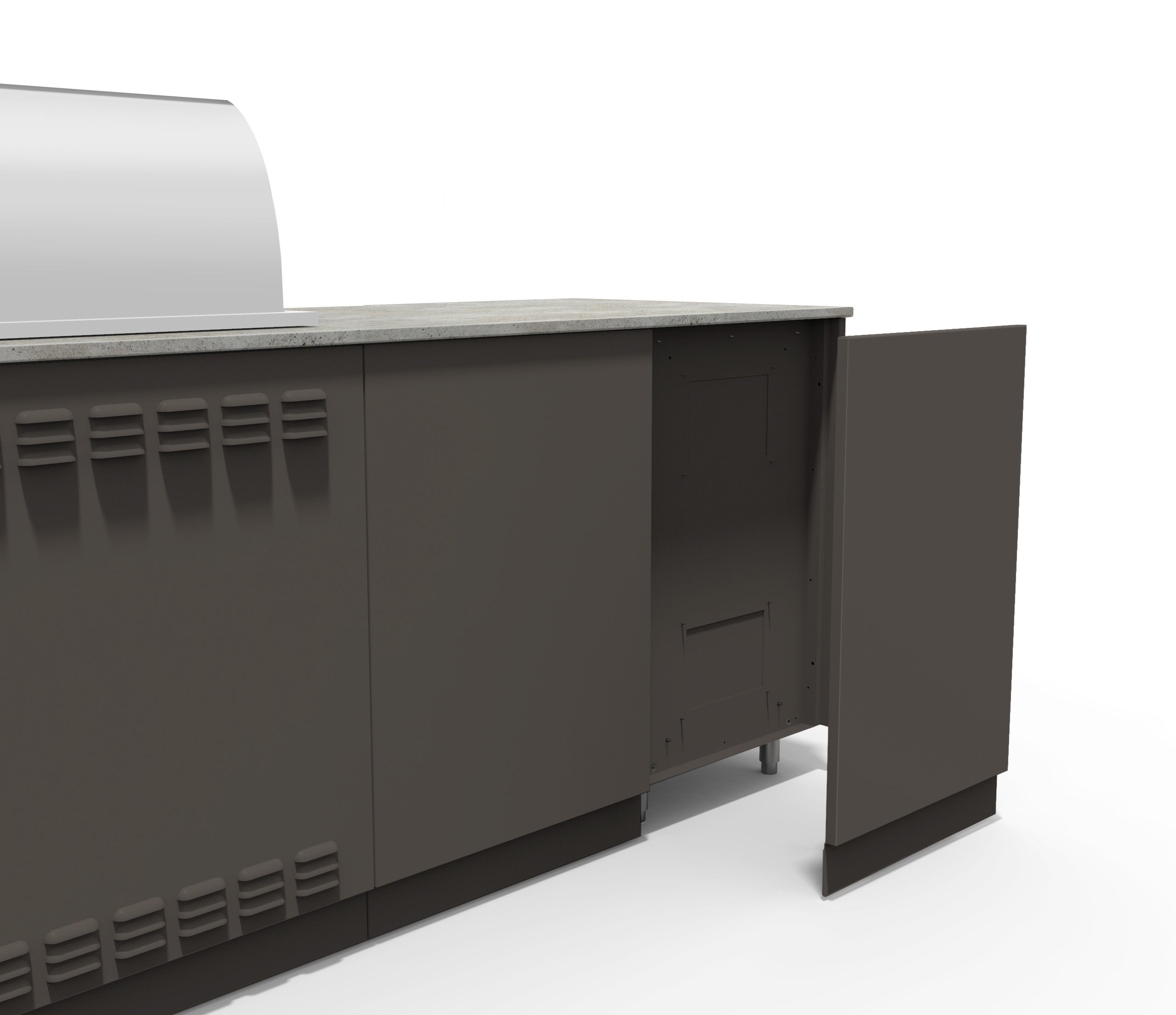 Blaze Golden Hour outdoor kitchen island back panel