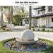 Ball And Wok Fountain in GFRC by Gist G-30F-WK-48 - Majestic Fountains.