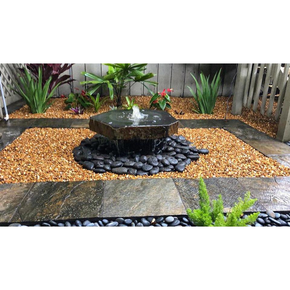 Basalt Bird Bath Fountain Kit - Complete Fountain Kit