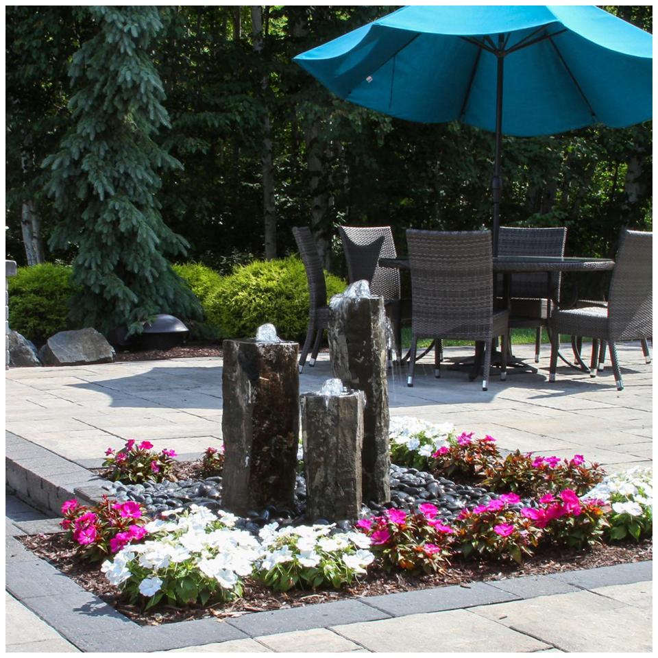 Basalt Column - Hollowed-Out - Complete Fountain Kit