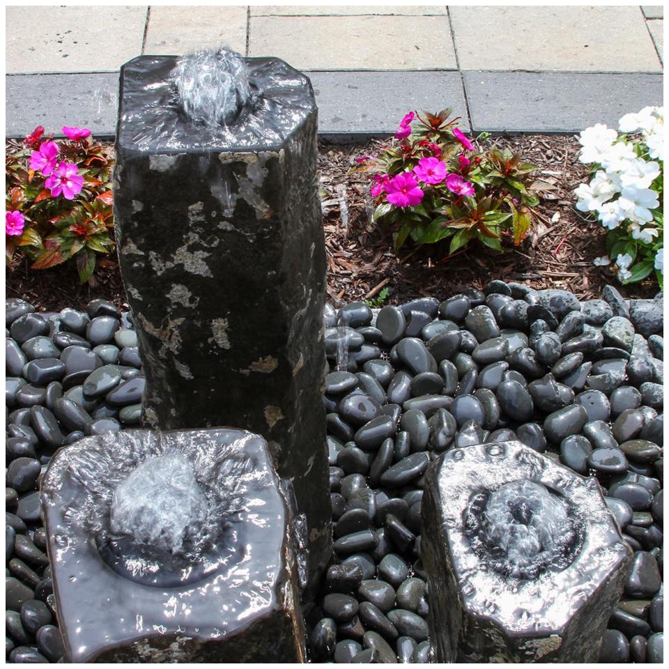 Basalt Column - Hollowed-Out - Complete Fountain Kit