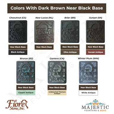 Base Color Swatch - Near Black - Majestic Fountains