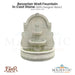 Bavarian Wall Fountain in Cast Stone  - Majestic Fountains