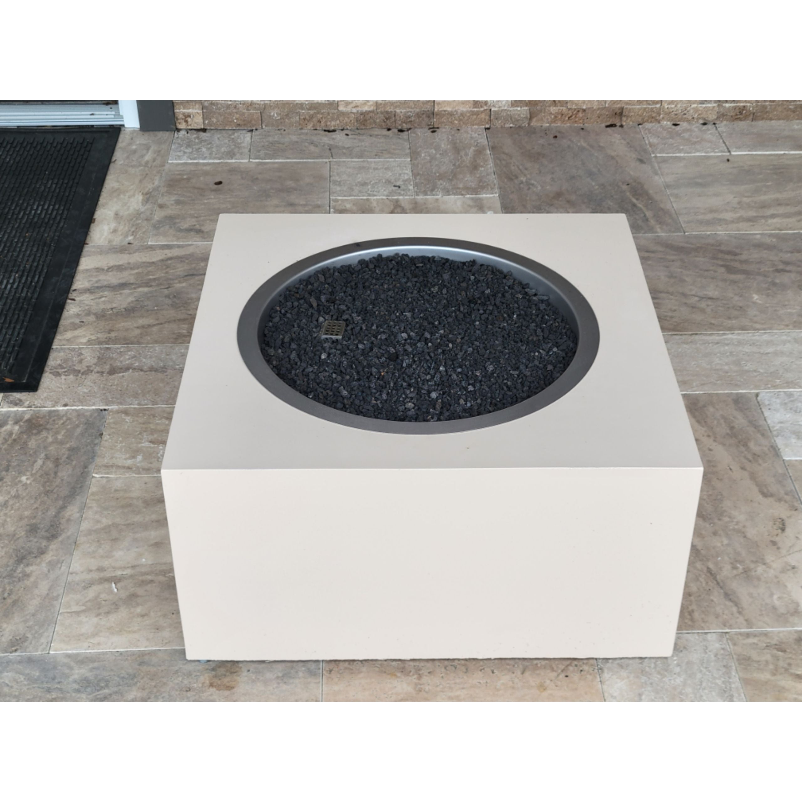 TessaRai 2 PC Square Fire Pit Table - Majestic Fountains and More