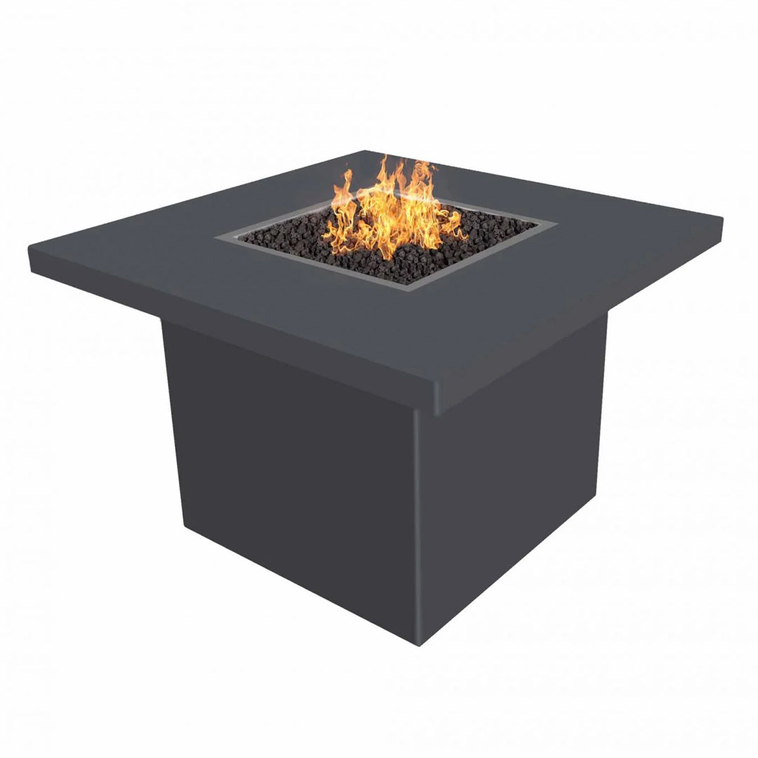 Bella Square Fire Pit in Powder Coated Metal - Majestic Fountains and More