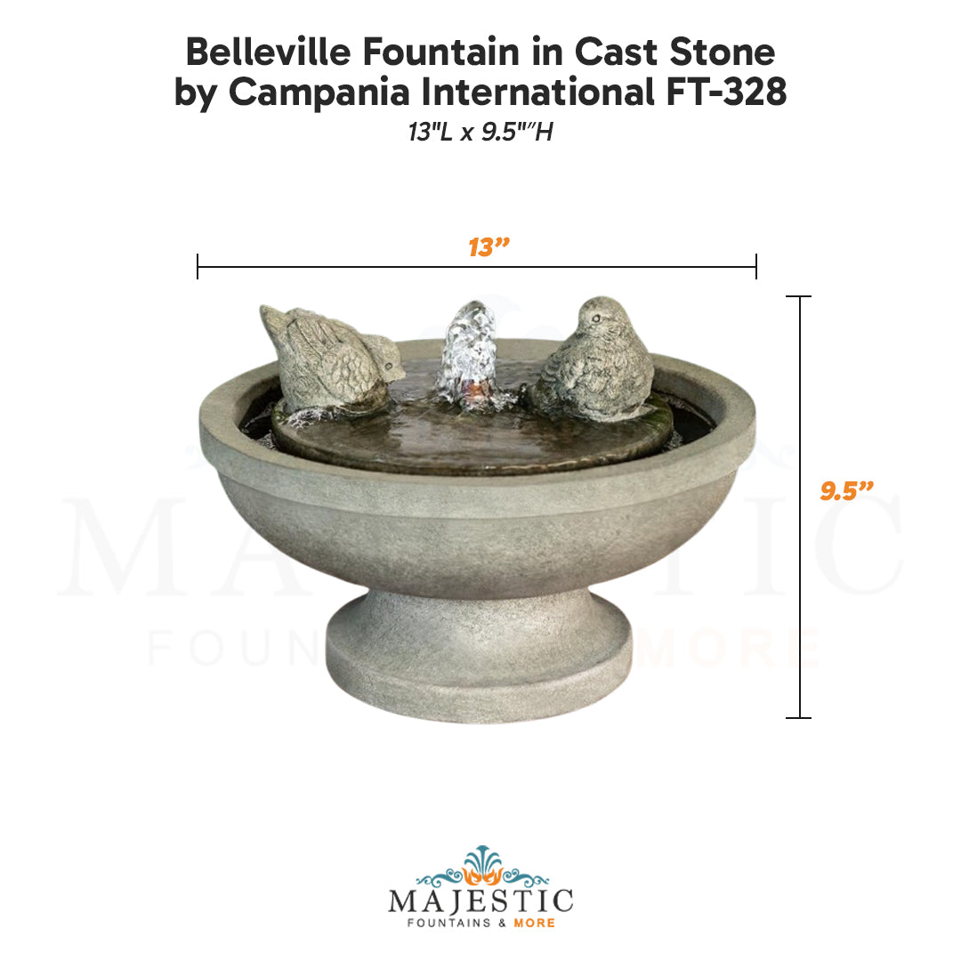 Belleville Fountain in Cast Stone by Campania International FT-328 - Majestic Fountains.jpg