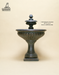 Bergamo Concrete 2 Tier Outdoor Fountain - 1184 - Majestic Fountains