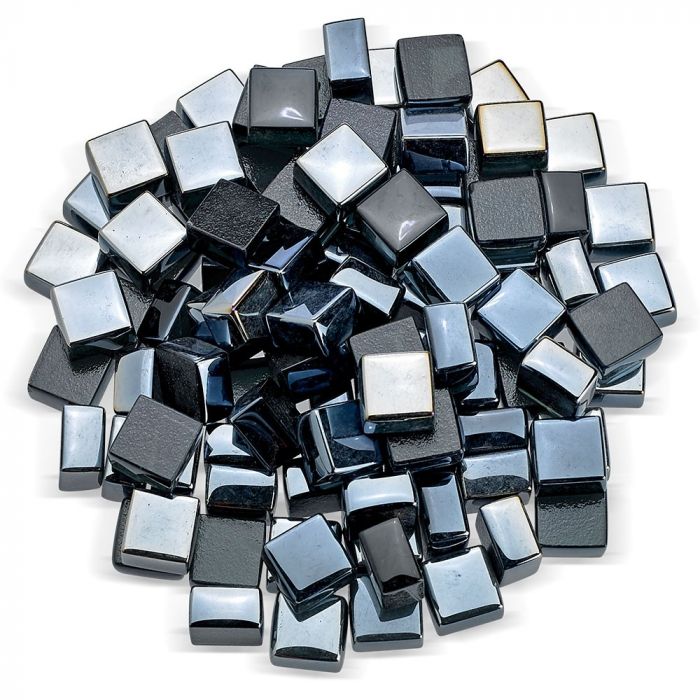 Black Luster Fire Glass - Majestic fountains and More