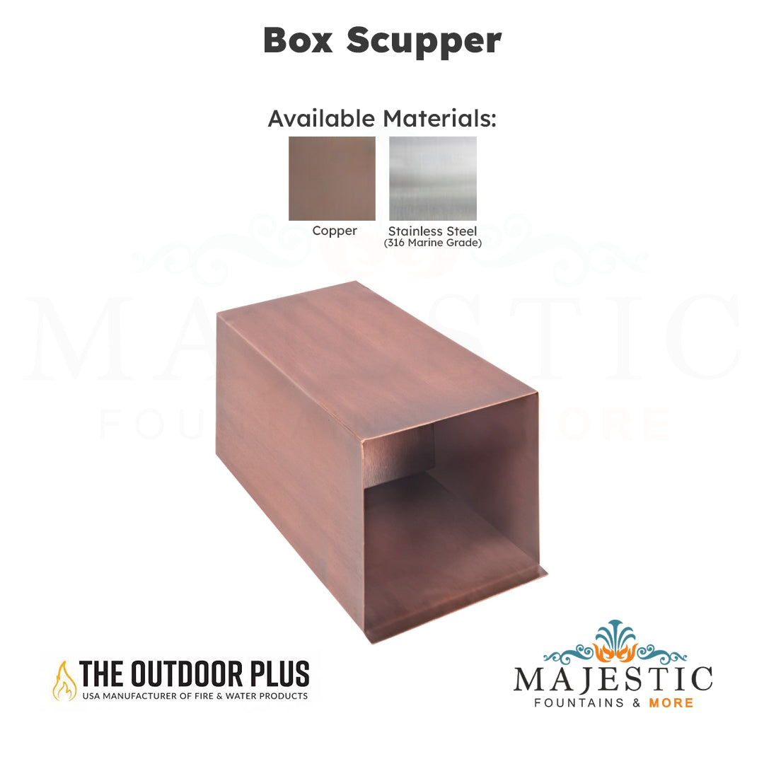 Box Scupper by The Outdoor Plus — Majestic Fountains and More