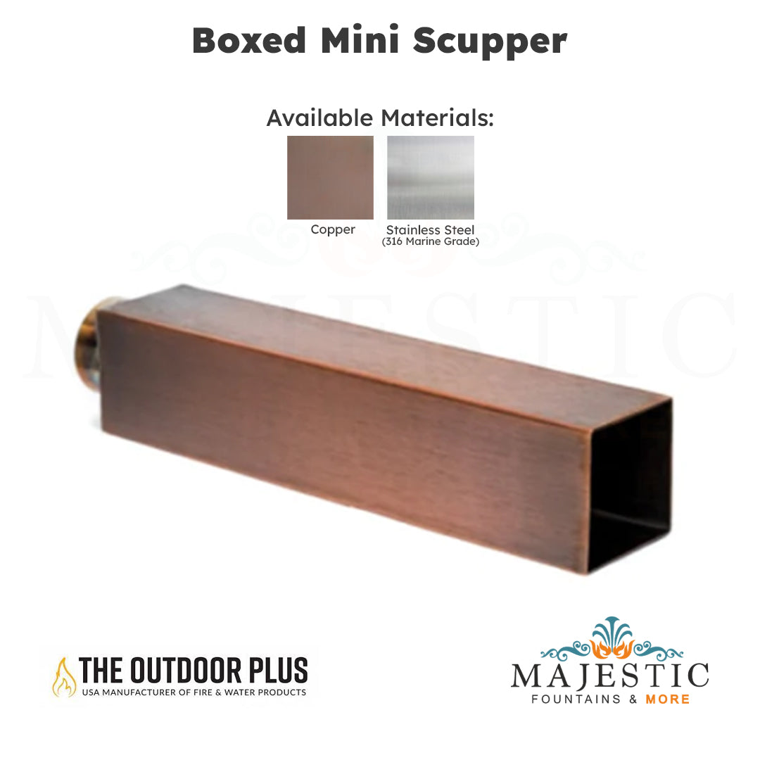Boxed Mini Scupper - Majestic Fountains